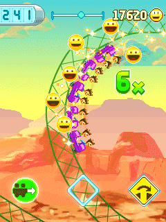 Rollercoaster: jogo de montanha russa rush